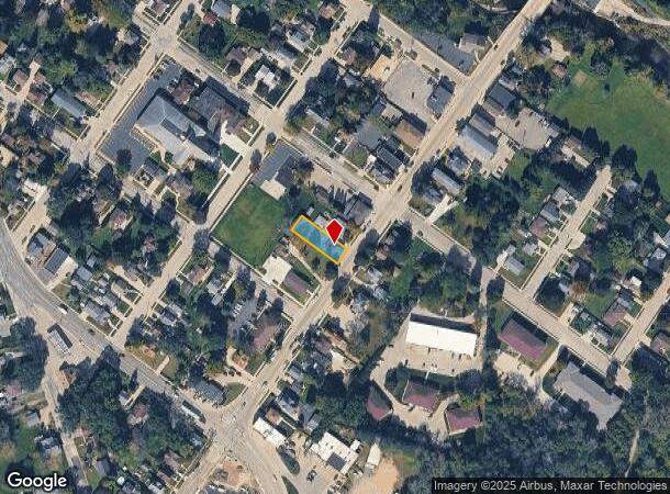  1624 Barton Ave, West Bend, WI Parcel Map