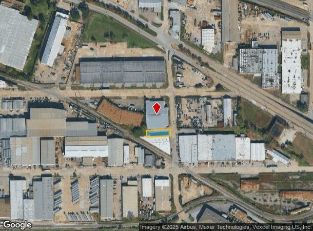  5980 Harvey Wilson Dr, Houston, TX Parcel Map