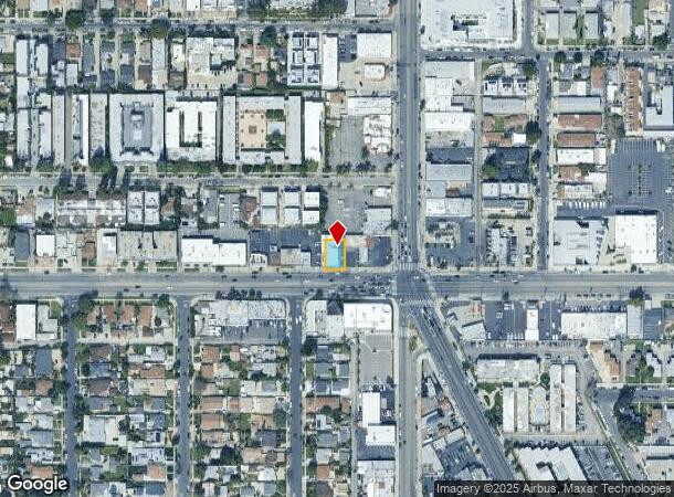 11717 Victory Blvd, North Hollywood, CA Parcel Map