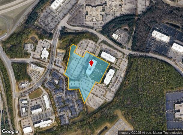  1009 Think Pl, Morrisville, NC Parcel Map