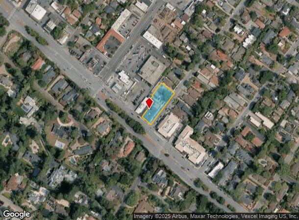 3295 El Camino Real, Atherton, CA Parcel Map