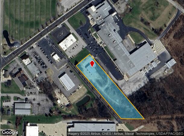 2105 Claremont Ave, Ashland, OH Parcel Map