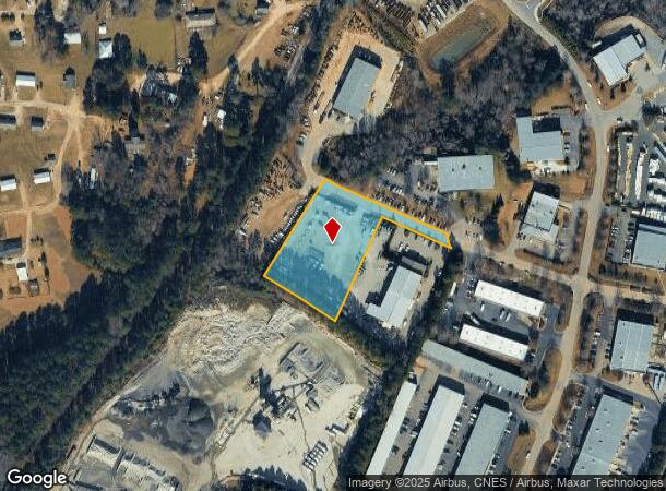  2704 Connector Dr, Wake Forest, NC Parcel Map