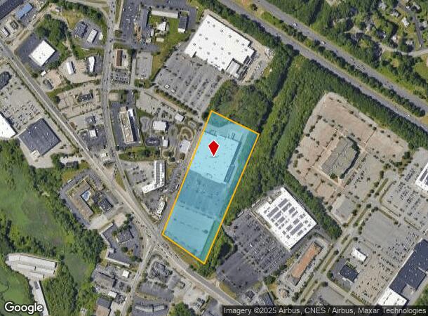  1110 Fall River Ave, Seekonk, MA Parcel Map