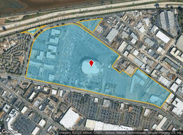 Sports Arena Blvd, San Diego, CA Parcel Map