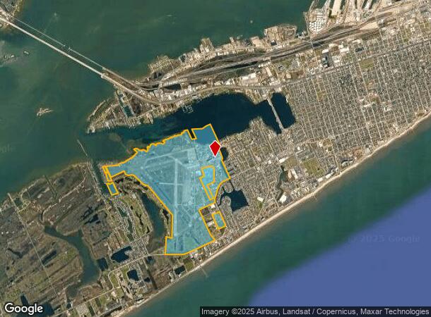  2115 Terminal Dr, Galveston, TX Parcel Map