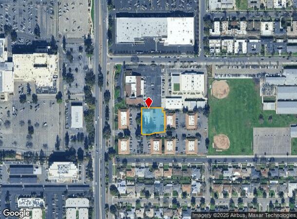 4844 N 1St St, Fresno, CA Parcel Map