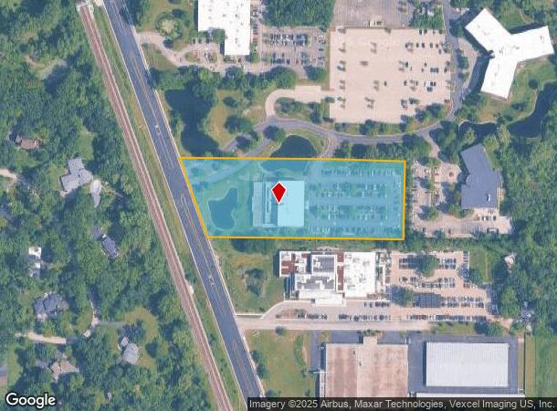 2101 Waukegan Rd, Bannockburn, IL Parcel Map
