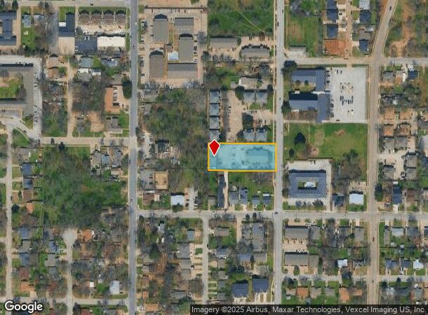 810 N Center St, Arlington, TX Parcel Map