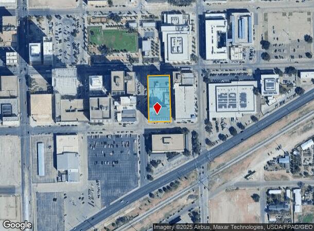  117 W Wall St, Midland, TX Parcel Map