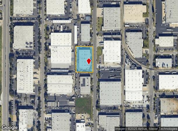 12321 Industry St, Garden Grove, CA Parcel Map