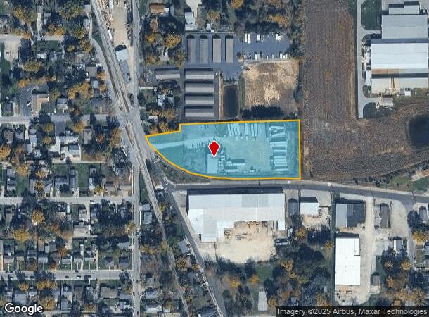 1025 Johnson Ave, Franklin, IN Parcel Map