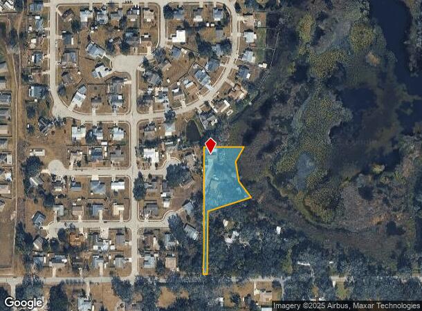 38911 Pretty Pond Rd, Zephyrhills, FL Parcel Map