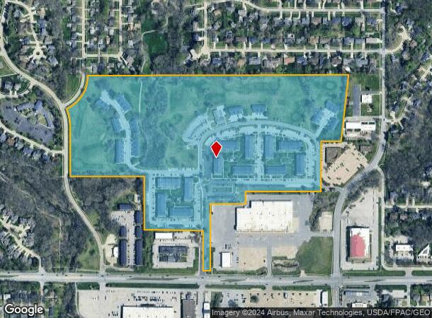  2510 Canterbury Rd, Urbandale, IA Parcel Map