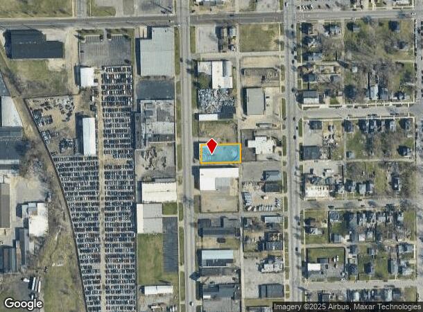  1714 S Main St, South Bend, IN Parcel Map