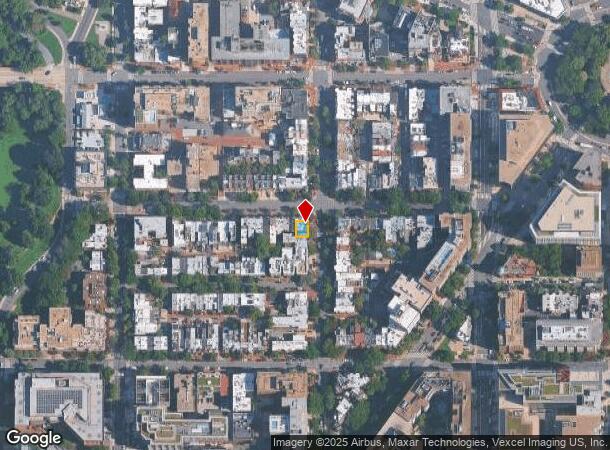  1340 21St St Nw, Washington, DC Parcel Map