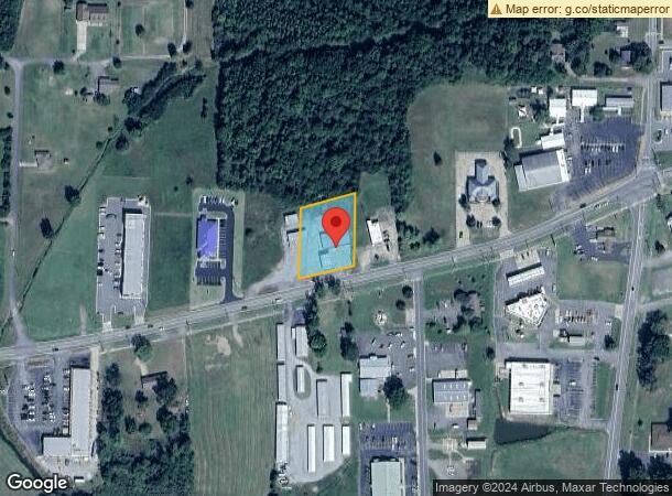  1133 Main St, Vilonia, AR Parcel Map