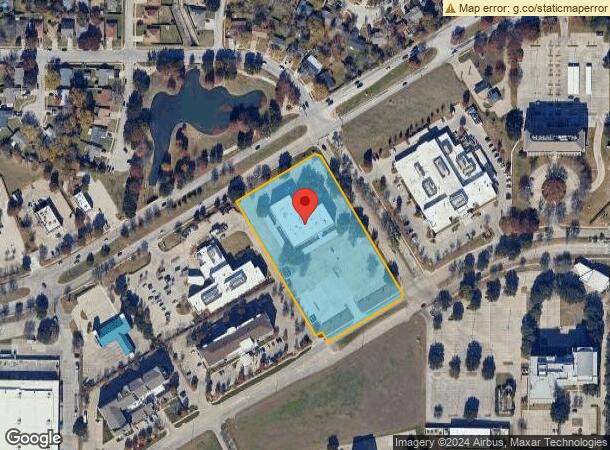  800 W Arbrook Blvd, Arlington, TX Parcel Map