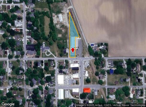  102 W Meridian St, Sharpsville, IN Parcel Map