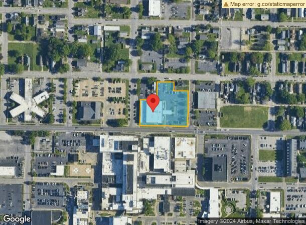  411 W Columbia St, Evansville, IN Parcel Map