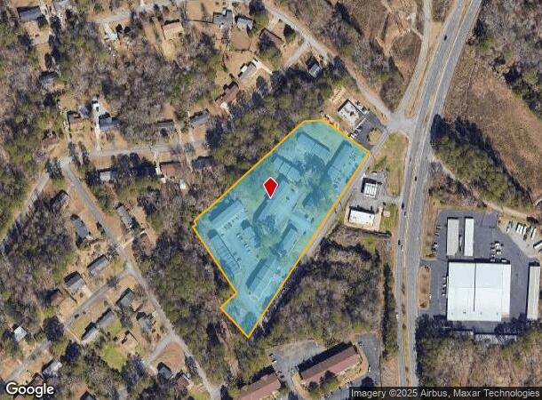 1966 Clinton Rd, Macon, GA Parcel Map