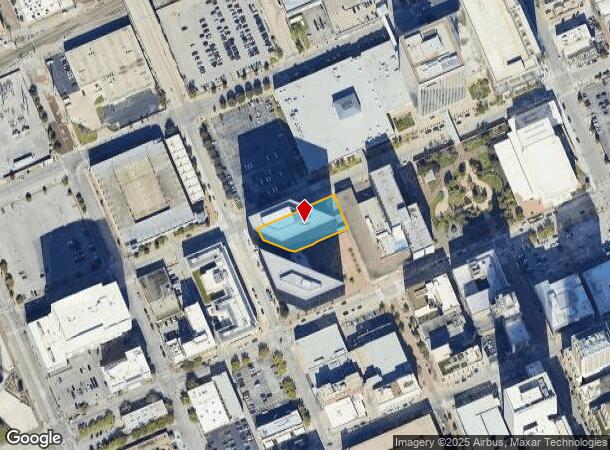  2 W 2Nd St, Tulsa, OK Parcel Map