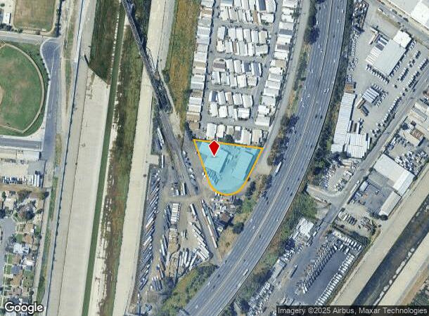 10120 W Frontage Rd, South Gate, CA Parcel Map