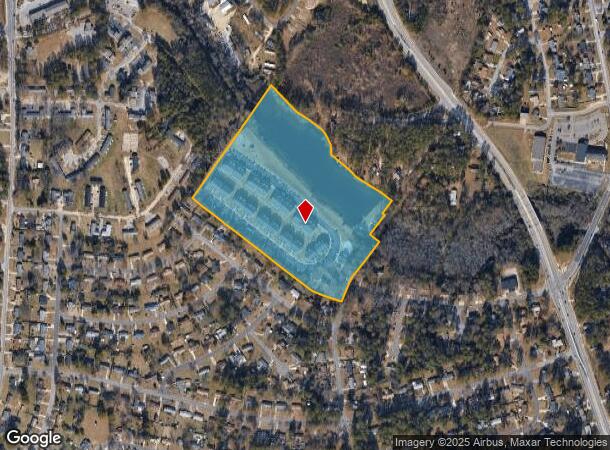  6401 Hidden Lake Loop, Fayetteville, NC Parcel Map