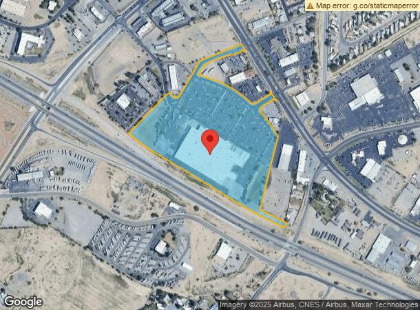  1550 S Valley Dr, Las Cruces, NM Parcel Map