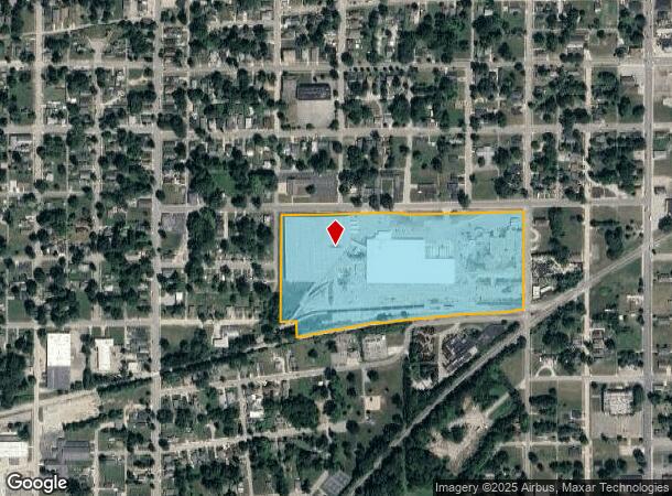  1301 W 16Th St, Anderson, IN Parcel Map