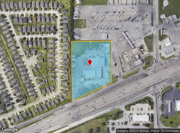  1701 East Fwy, Baytown, TX Parcel Map