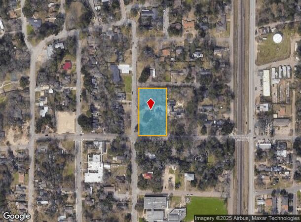 206 W Dallas St, Conroe, TX Parcel Map