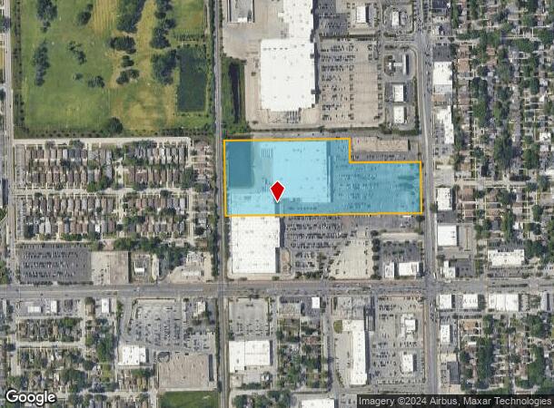  2500 W 95Th St, Evergreen Park, IL Parcel Map