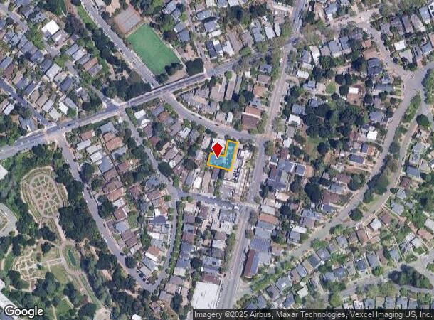 431 Linda Ave, Piedmont, CA Parcel Map