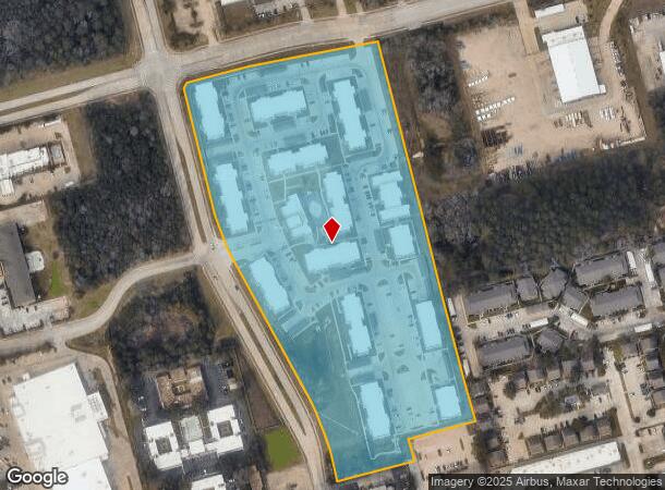  2200 Plantation Dr, Conroe, TX Parcel Map