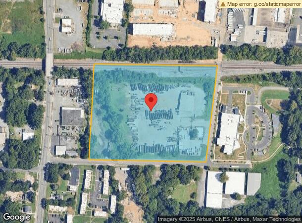  2420 Berryhill Rd, Charlotte, NC Parcel Map