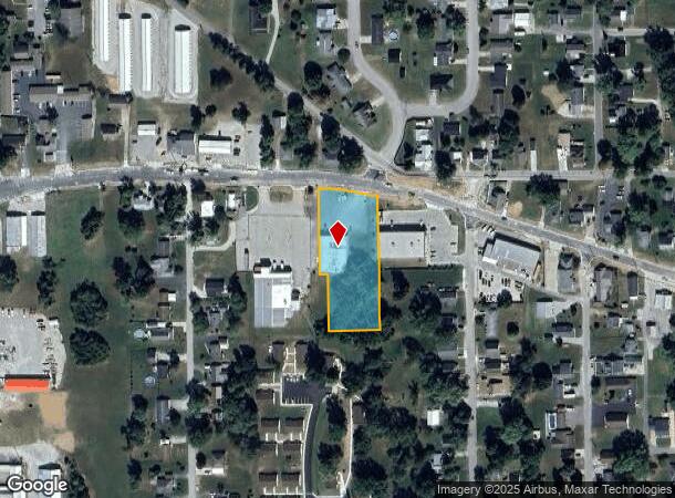 1106 W Mulberry St, Salem, IN Parcel Map