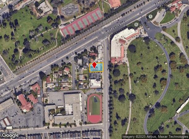 447 N Prairie Ave, Inglewood, CA Parcel Map