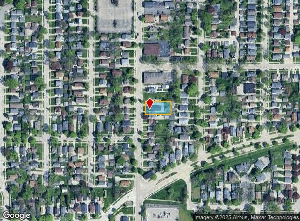  1526 S 92Nd St, Milwaukee, WI Parcel Map