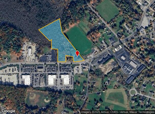  1 Uxbridge Rd, Mendon, MA Parcel Map