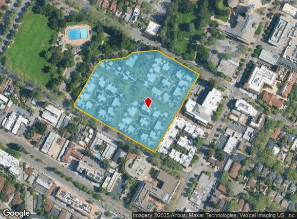 800 High School Way, Mountain View, CA Parcel Map