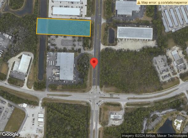  832 Bill France Blvd, Daytona Beach, FL Parcel Map