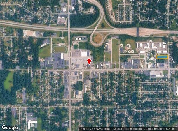  6070 Central Ave, Portage, IN Parcel Map
