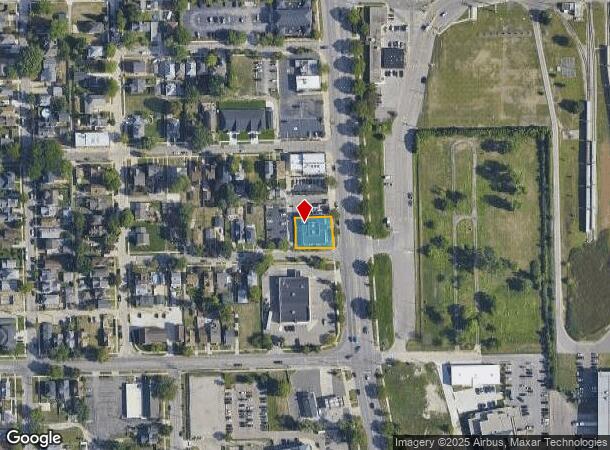  1848 Biddle Ave, Wyandotte, MI Parcel Map