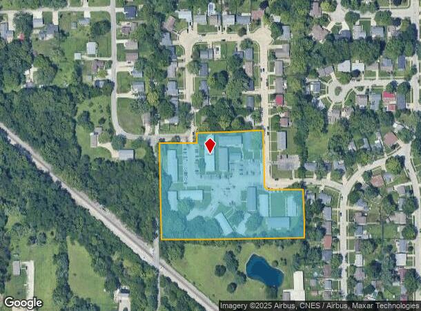 2545 Eckman Dr, Lafayette, IN Parcel Map