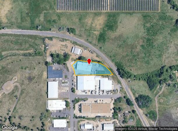  1812 Valtec Ln, Boulder, CO Parcel Map