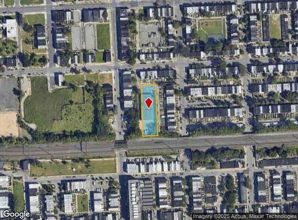 1001 N Rose St, Baltimore, MD Parcel Map