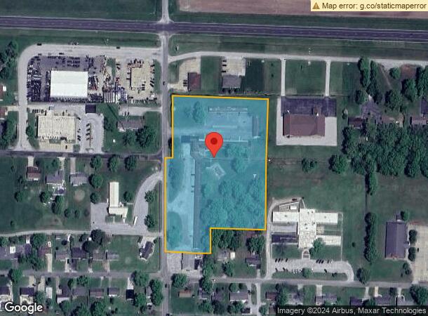  900 N Olive Rd, Flora, IL Parcel Map