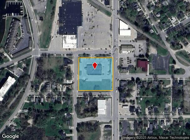  720 S Mitchell St, Cadillac, MI Parcel Map