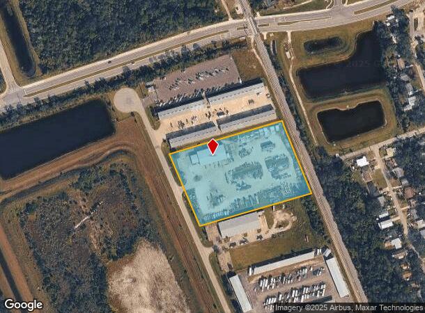 411 Timaquan Trl, Edgewater, FL Parcel Map